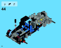 LEGO 42022 instructions page 62 – build guide