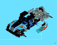LEGO 42022 instructions page 71 – build guide