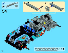 LEGO 42022 instructions page 76 – build guide