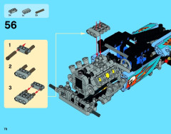 LEGO 42022 instructions page 78 – build guide