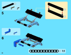 LEGO 42022 instructions page 62 – build guide