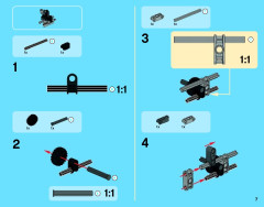 LEGO 42022 instructions page 7 – build guide