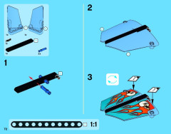 LEGO 42022 instructions page 72 – build guide