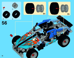 LEGO 42022 instructions page 74 – build guide