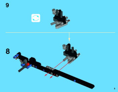 LEGO 42022 instructions page 9 – build guide