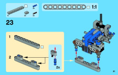 LEGO 42023 instructions page 21 – build guide