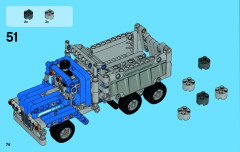 LEGO 42023 instructions page 74 – build guide