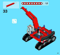 LEGO 42023 instructions page 43 – build guide