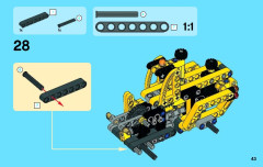 LEGO 42023 instructions page 43 – build guide