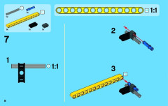 LEGO 42023 instructions page 8 – build guide