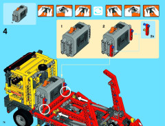 LEGO 42024 instructions page 76 – build guide