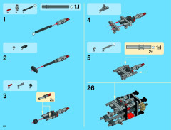 LEGO 42024 instructions page 26 – build guide