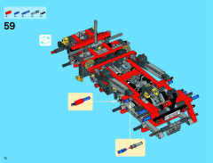 LEGO 42024 instructions page 72 – build guide