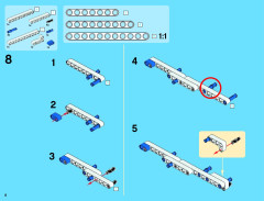 LEGO 42025 instructions page 8 – build guide