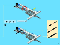 LEGO 42025 instructions page 9 – build guide