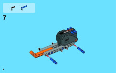 LEGO 42026 instructions page 8 – build guide