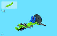 LEGO 42027 instructions page 14 – build guide