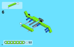 LEGO 42027 instructions page 6 – build guide