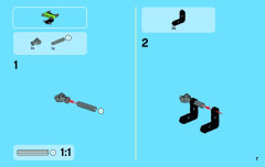 LEGO 42027 instructions page 7 – build guide