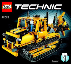 LEGO 42028 instructions page 1 – build guide