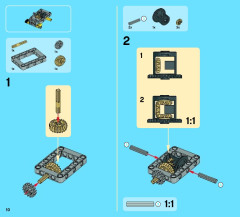 LEGO 42028 instructions page 10 – build guide