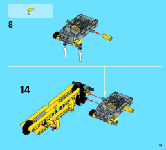 LEGO 42028 instructions page 13 – build guide