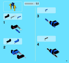 LEGO 42028 instructions page 51 – build guide