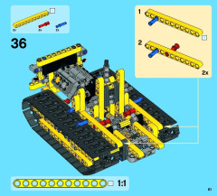 LEGO 42028 instructions page 61 – build guide