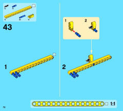 LEGO 42028 instructions page 72 – build guide