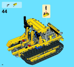 LEGO 42028 instructions page 74 – build guide