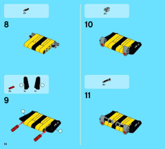 LEGO 42028 instructions page 10 – build guide