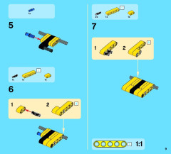 LEGO 42028 instructions page 9 – build guide