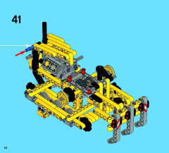 LEGO 42028 instructions page 10 – build guide