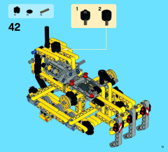 LEGO 42028 instructions page 11 – build guide