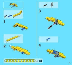 LEGO 42028 instructions page 13 – build guide