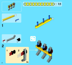 LEGO 42028 instructions page 2 – build guide