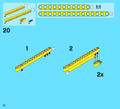 LEGO 42028 instructions page 54 – build guide