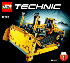 LEGO 42028 instructions page 1 – build guide