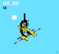 LEGO 42028 instructions page 13 – build guide