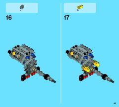 LEGO 42028 instructions page 43 – build guide