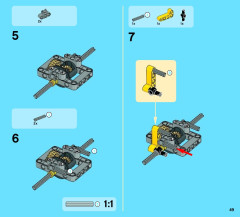 LEGO 42028 instructions page 49 – build guide