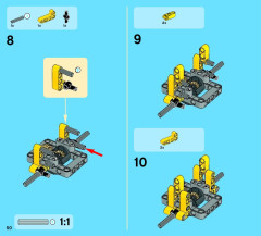 LEGO 42028 instructions page 50 – build guide