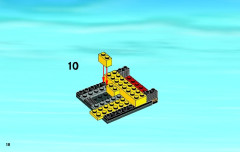 LEGO 4203 instructions page 18 – build guide
