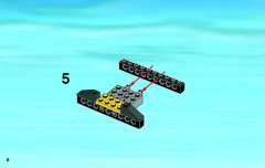 LEGO 4203 instructions page 6 – build guide