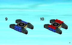 LEGO 4203 instructions page 9 – build guide