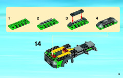 LEGO 4203 instructions page 13 – build guide