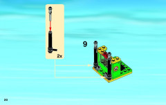 LEGO 4203 instructions page 20 – build guide
