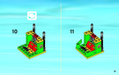 LEGO 4203 instructions page 21 – build guide