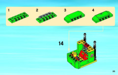 LEGO 4203 instructions page 23 – build guide