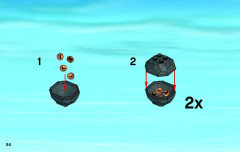 LEGO 4203 instructions page 54 – build guide